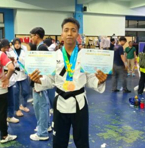 konsisten juara taekwondo